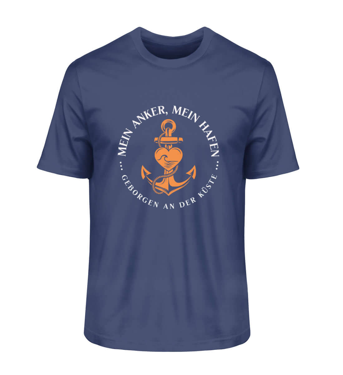 Maritime Mode Mein Anker, Mein Hafen - Herren Premium T-Shirt Farbe: French Navy