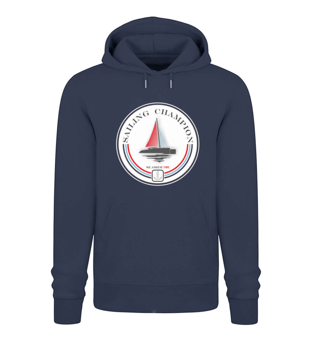 Sailing Champion - maritimes Bio Unisex Premium Hoodie - Segler blau