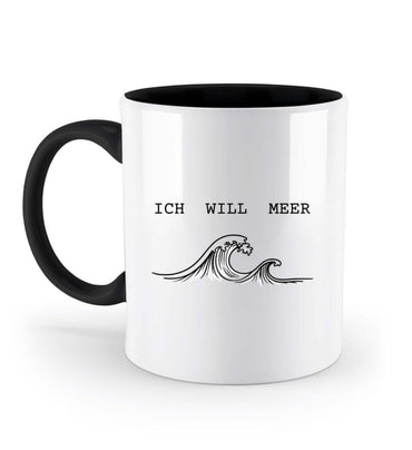 Ich will Meer - maritime Spruch Tasse