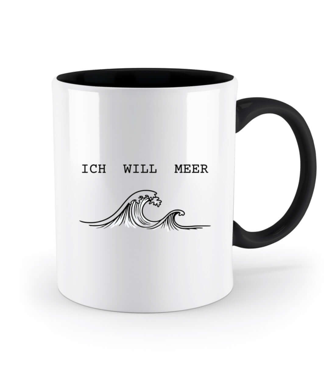 Ich will Meer - maritime Spruch Tasse