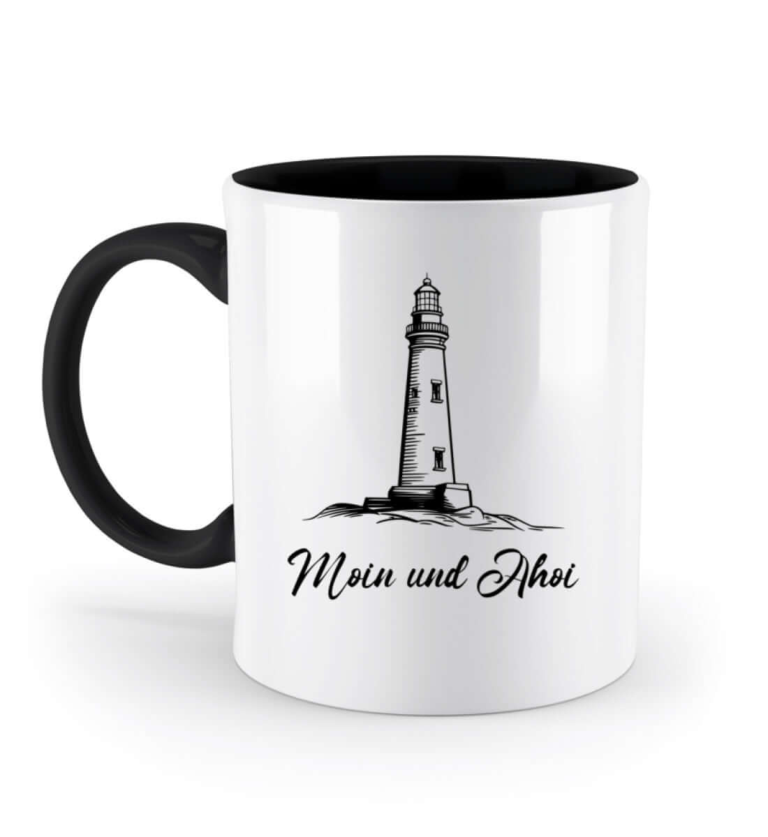 Moin und Ahoi - maritime Spruch Tasse