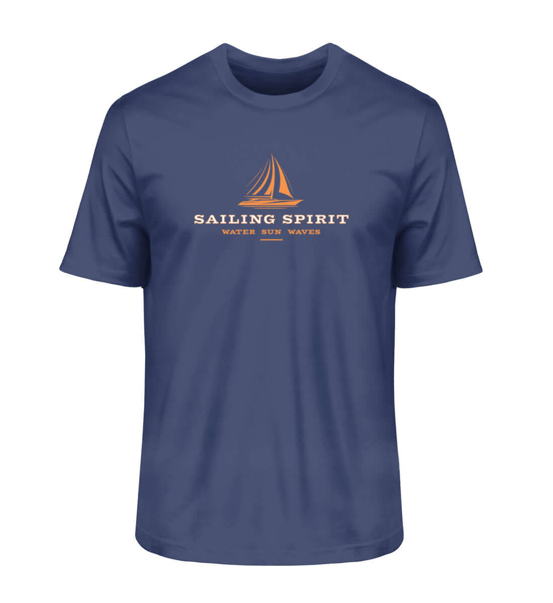 maritime Kleidung Sailing Spirit - Herren Bio Premium T-Shirt Farbe: French Navy