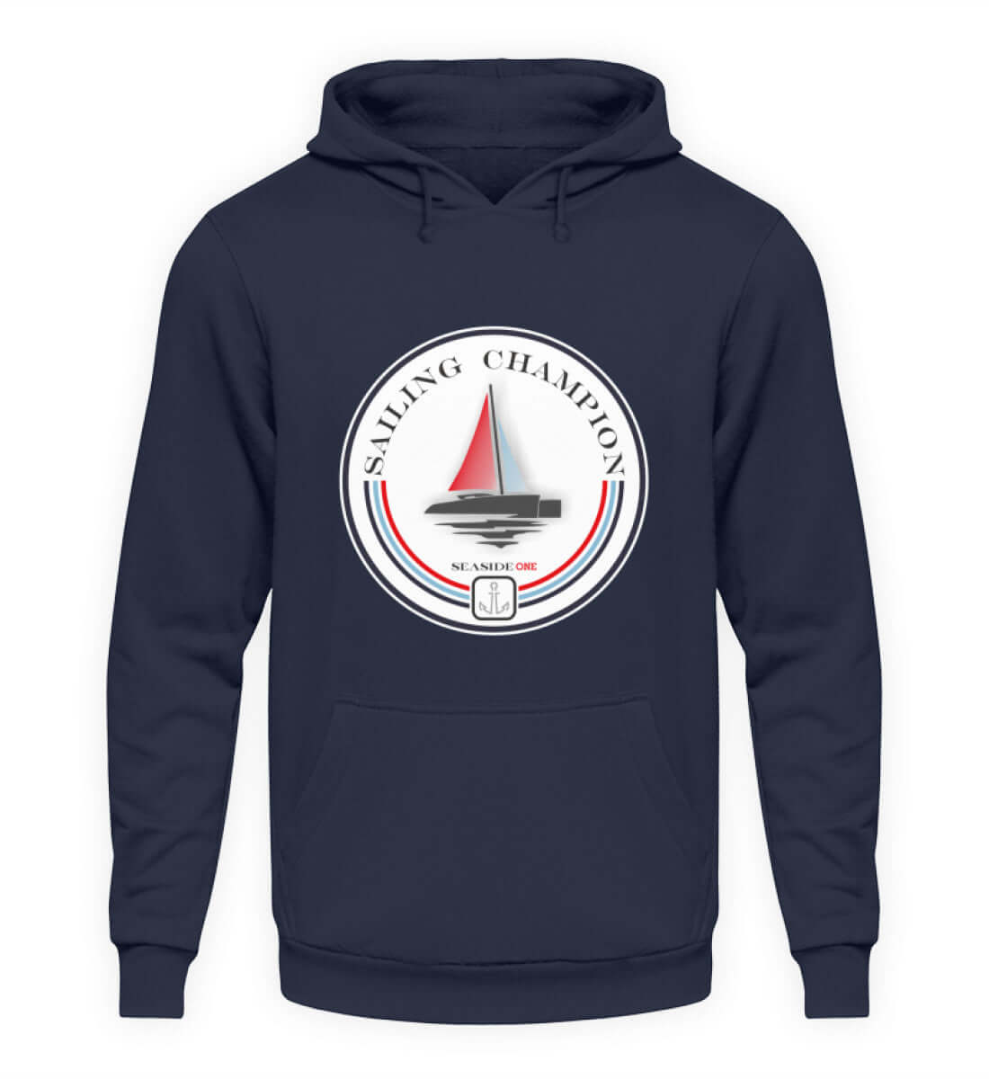 maritime Kleidung Sailing Champion - Basic Unisex Hoodie Farbe: Oxford Navy