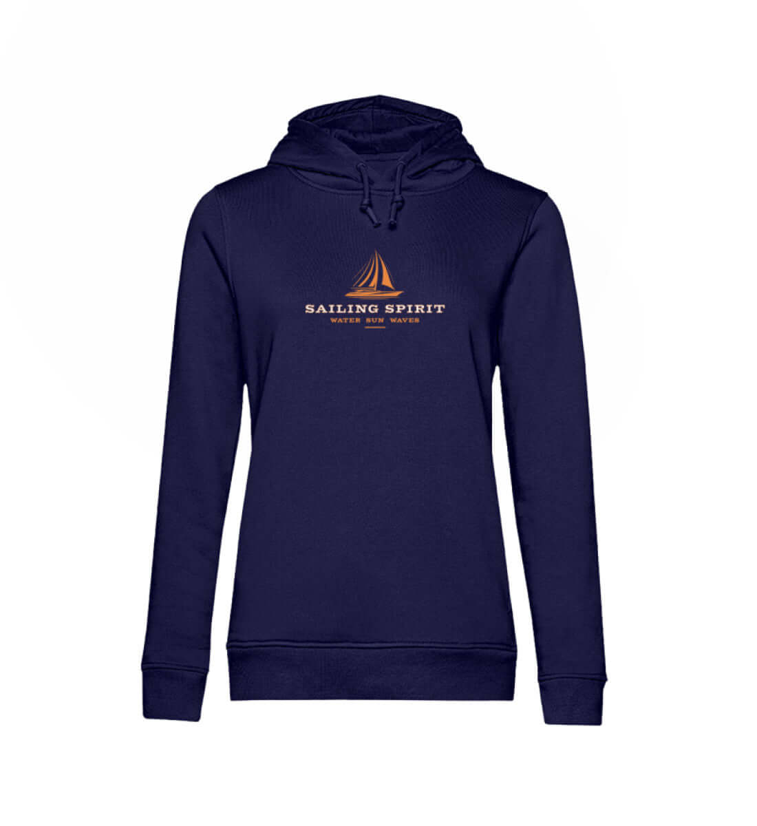 Maritime Kleidung Sailing Spirit - Damen Bio Hoodie Farbe: Navy