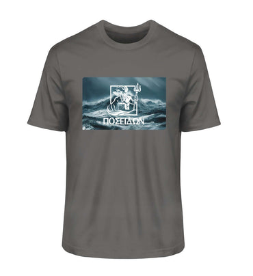 maritime Mode Poseidon - Herren Bio Premium T-Shirt in der Farbe: Stargazer für maritime Fans des GOD OF THE SEAS