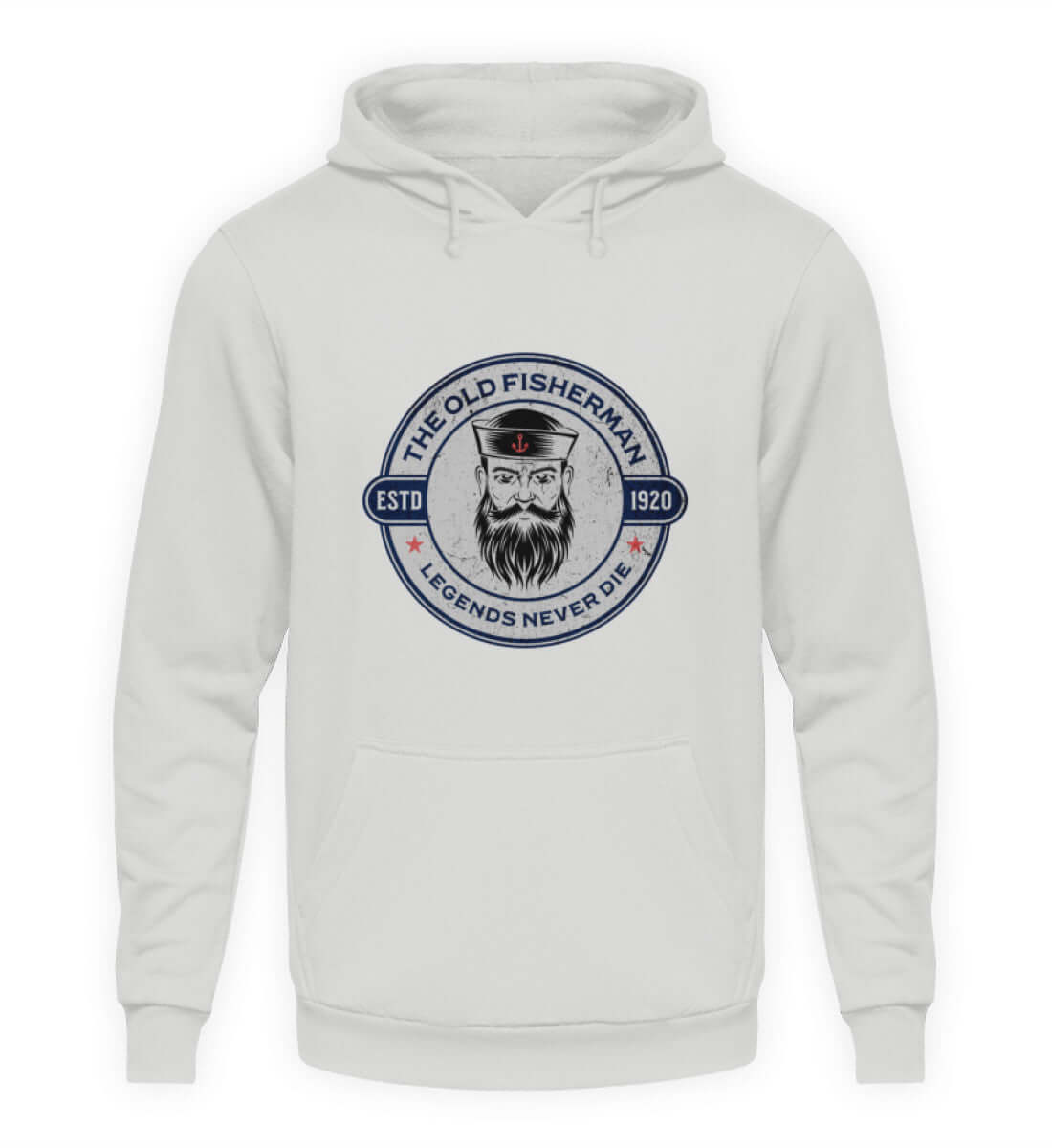 maritime Kleidung Fisherman - Basic Unisex Hoodie Farbe: Sport Grey