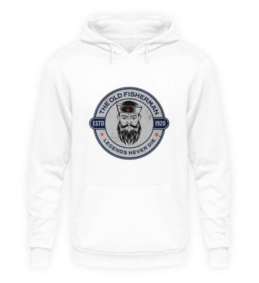 maritime Kleidung Fisherman - Basic Unisex Hoodie Farbe: Arctic White