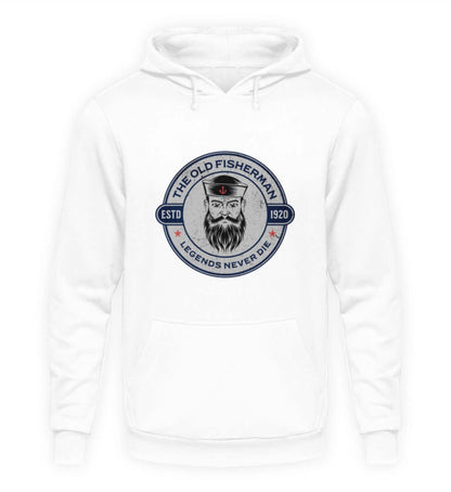 maritime Kleidung Fisherman - Basic Unisex Hoodie Farbe: Arctic White