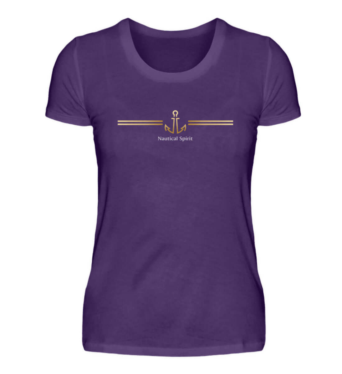 maritime Kleidung Nautical Spirit - Damen Premium T-Shirt lang Farbe: Urban Purple