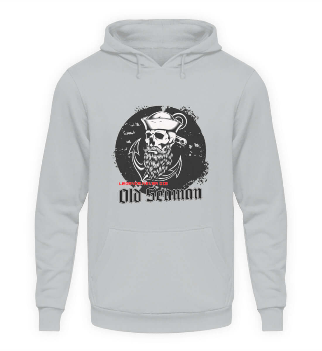 maritime Kleidung Old Seaman - Basic Unisex Hoodie Farbe: Heather Sport Grey