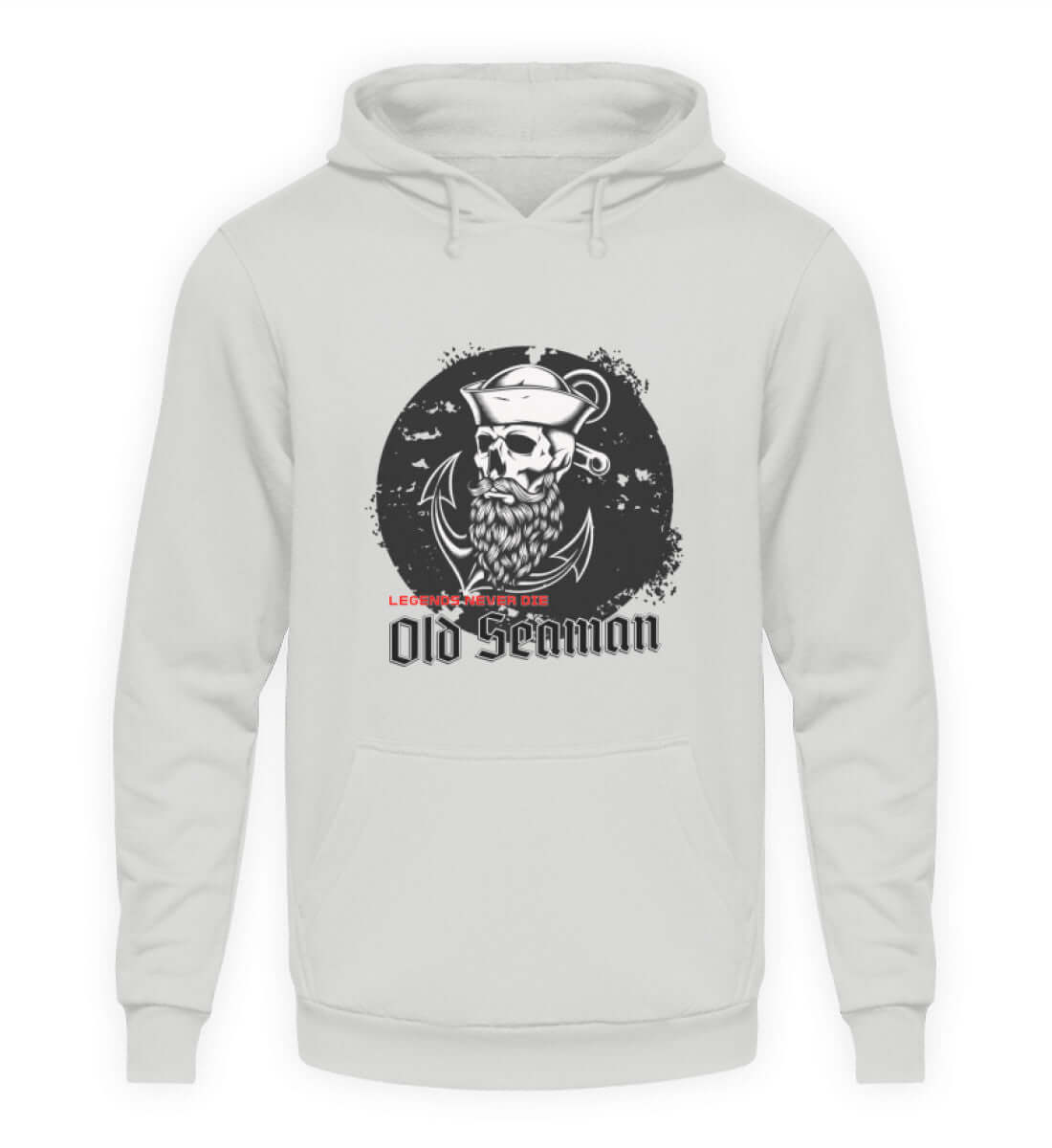 maritime Kleidung Old Seaman - Basic Unisex Hoodie Farbe: Sport Grey