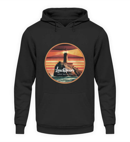 maritime Kleidung Leuchtfeuer Leuchtturm - Basic Unisex Hoodie Farbe: Deep Black