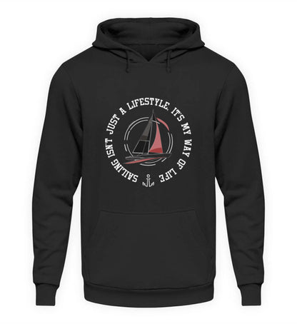 maritime Kleidung Sailing Lifestyle - Basic Unisex Hoodie Farbe: Deep Black