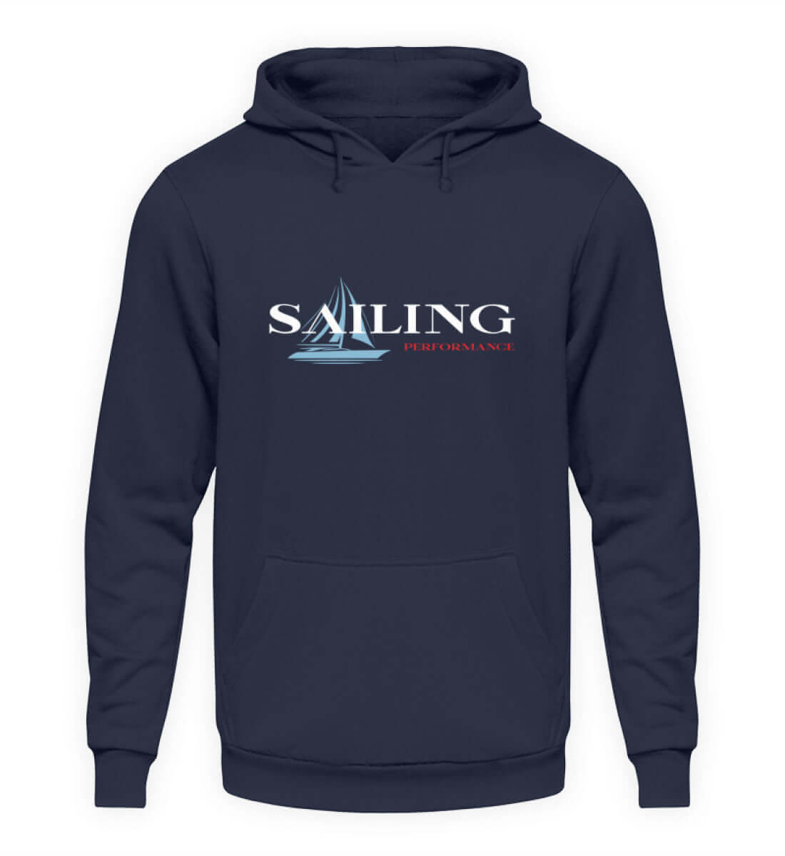 maritime Kleidung Sailing Performance - Basic Unisex Hoodie Farbe: Oxford Navy