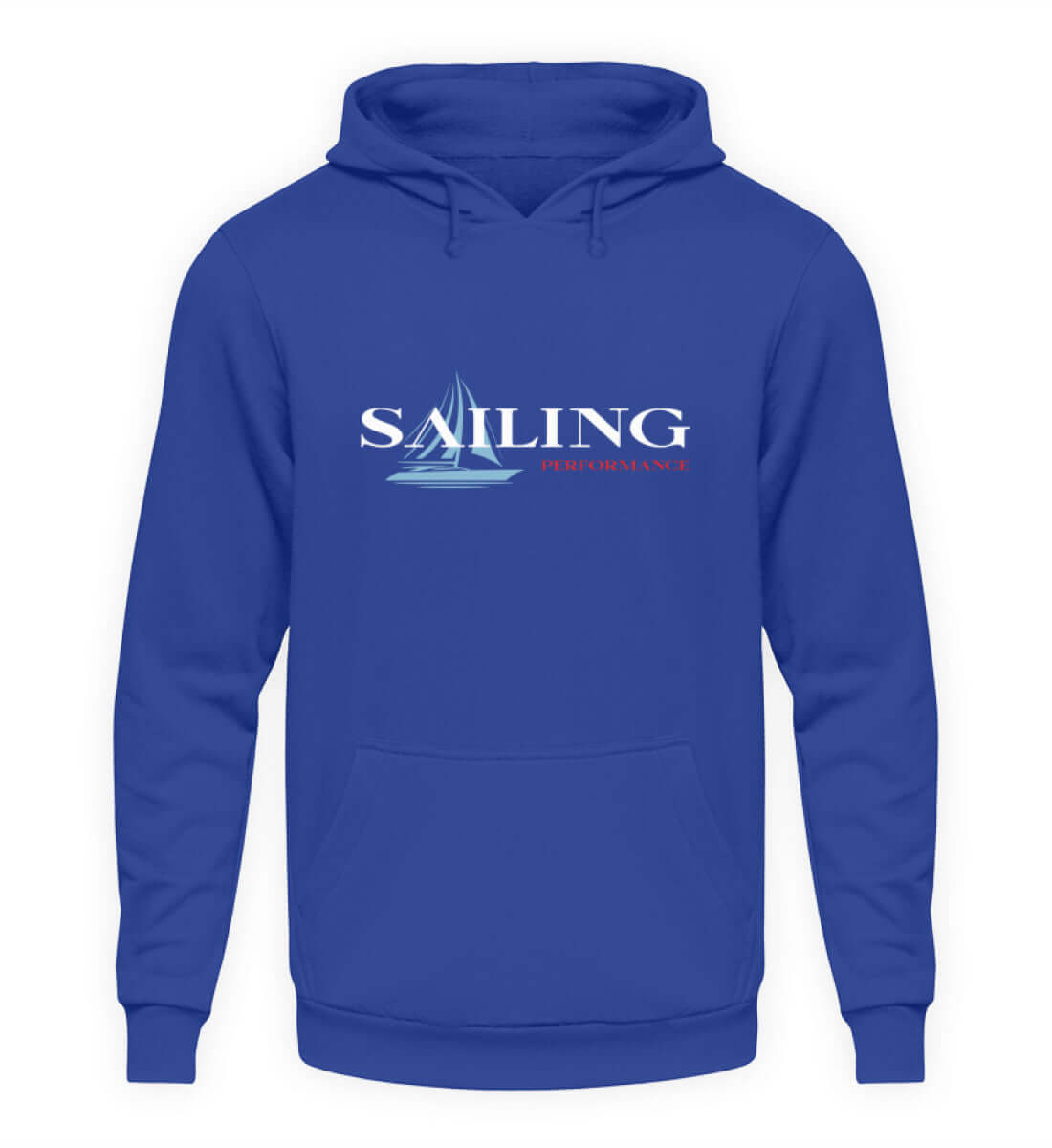 maritime Kleidung Sailing Performance - Basic Unisex Hoodie Farbe: Royal Blue