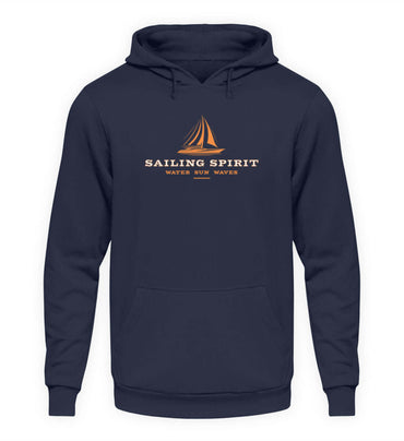 maritime Kleidung Sailing Spirit - Basic Unisex Hoodie Farbe: Oxford Navy