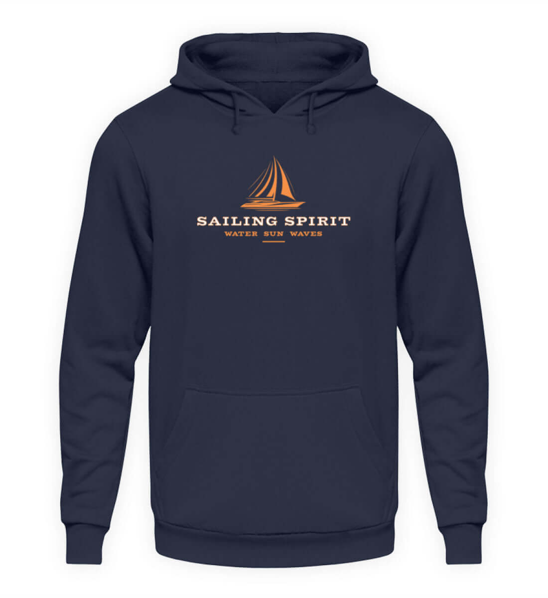 maritime Kleidung Sailing Spirit - Basic Unisex Hoodie Farbe: Oxford Navy