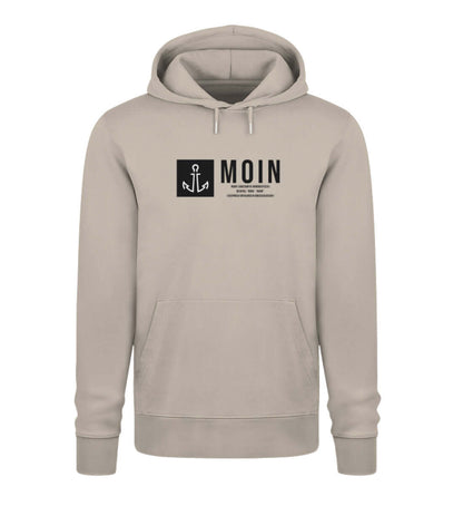 Maritime Kleidung Anker Moin Hell - Bio Unisex Premium Hoodie Farbe: Desert Dust