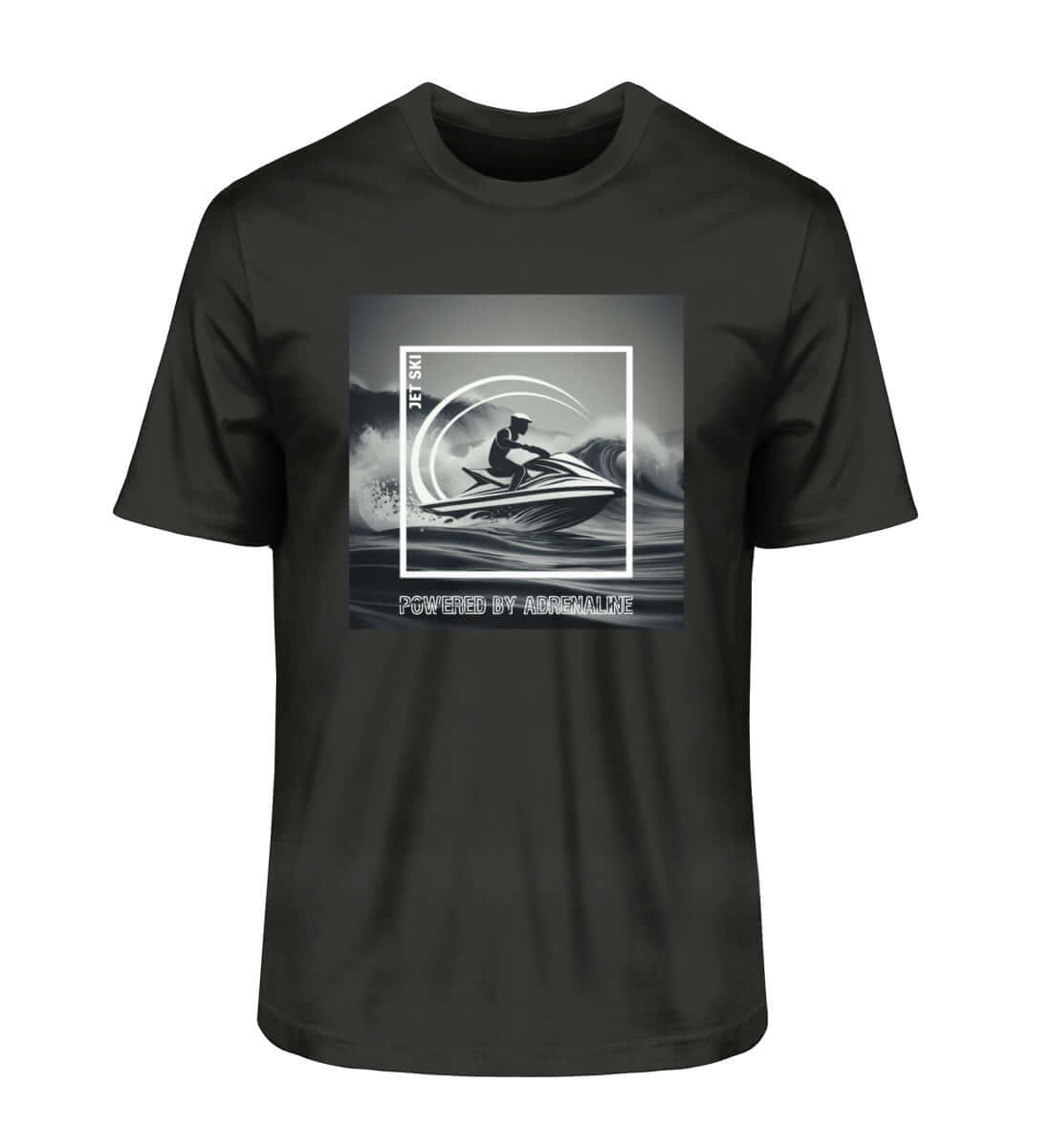 JET SKI - Adrenalin - maritimes Herren Premium Bio T-ShirtFarbe: Black für JET SKI Fans 