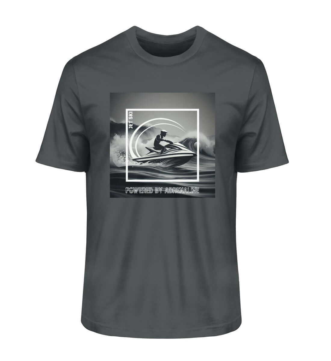 JET SKI - Adrenalin - maritimes Herren Premium Bio T-ShirtFarbe: India Ink Grey für JET SKI Fans 