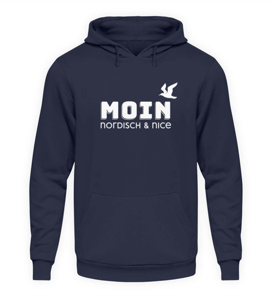 Maritime Mode Moin nordisch & nice - Basic Unisex Hoodie Farbe: Oxford Navy