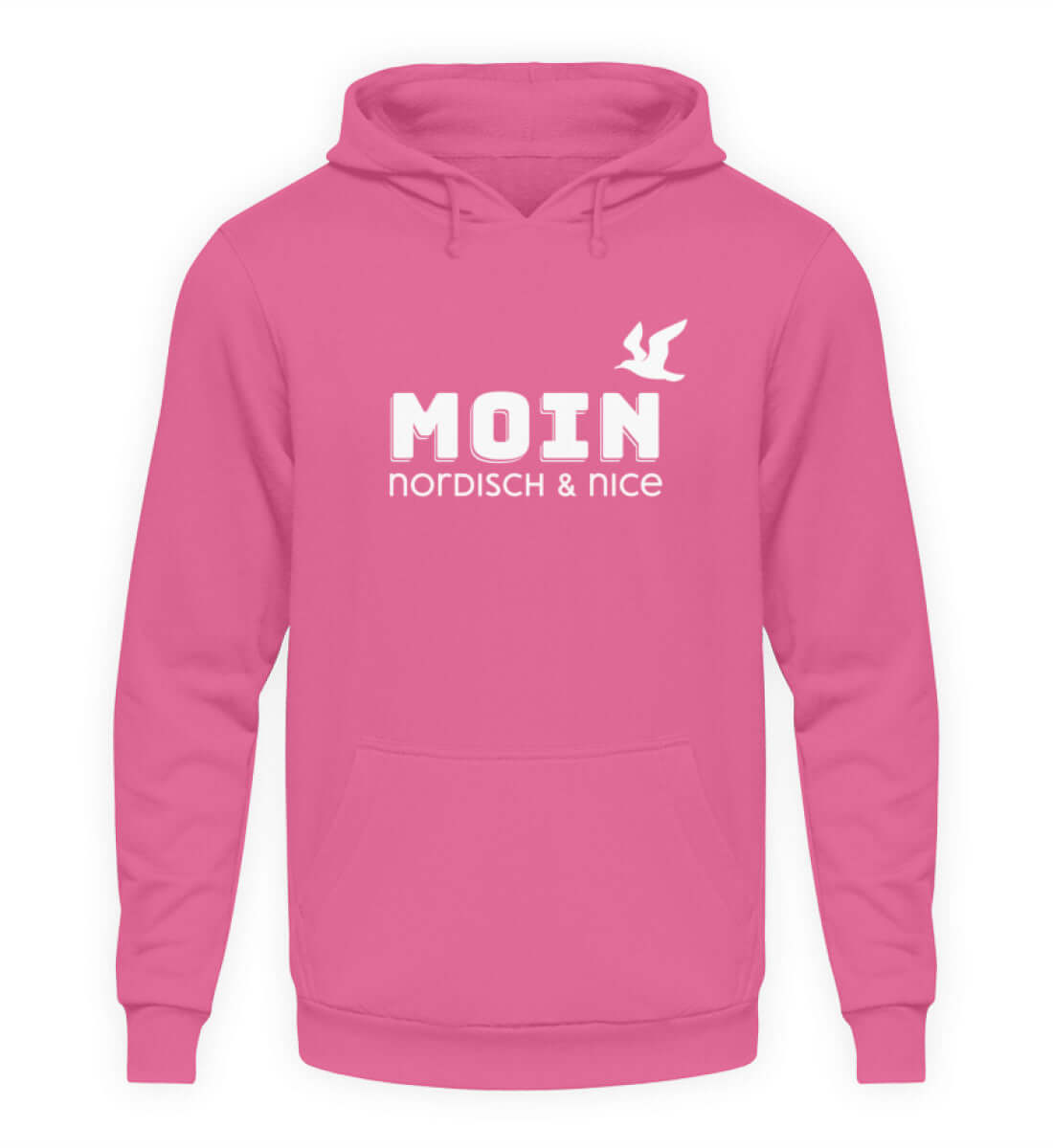 Maritime Mode Moin nordisch & nice - Basic Unisex Hoodie Farbe: Candyfloss Pink