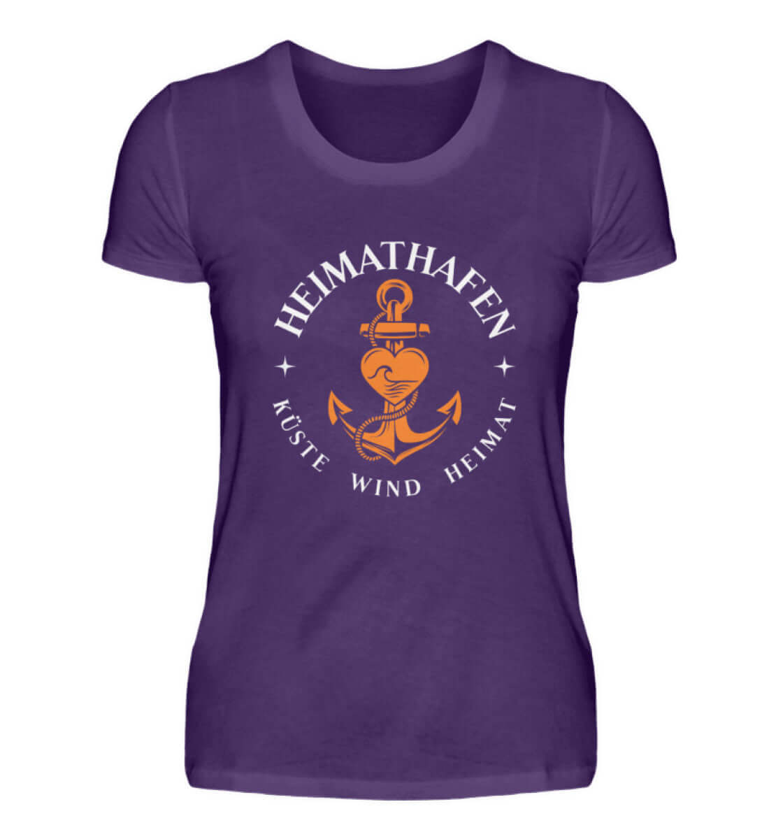 Maritime Mode Heimathafen - Damen Premium T-Shirt Farbe: Urban Purple