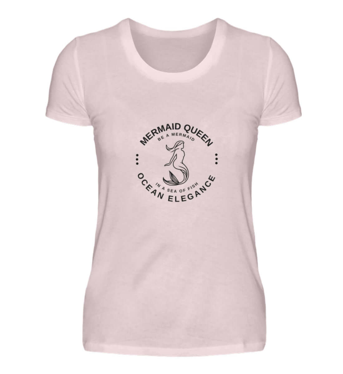 Maritime Kleidung Mermaid Queen - Damen Premium T-Shirt lang Farbe: Orchid Pink