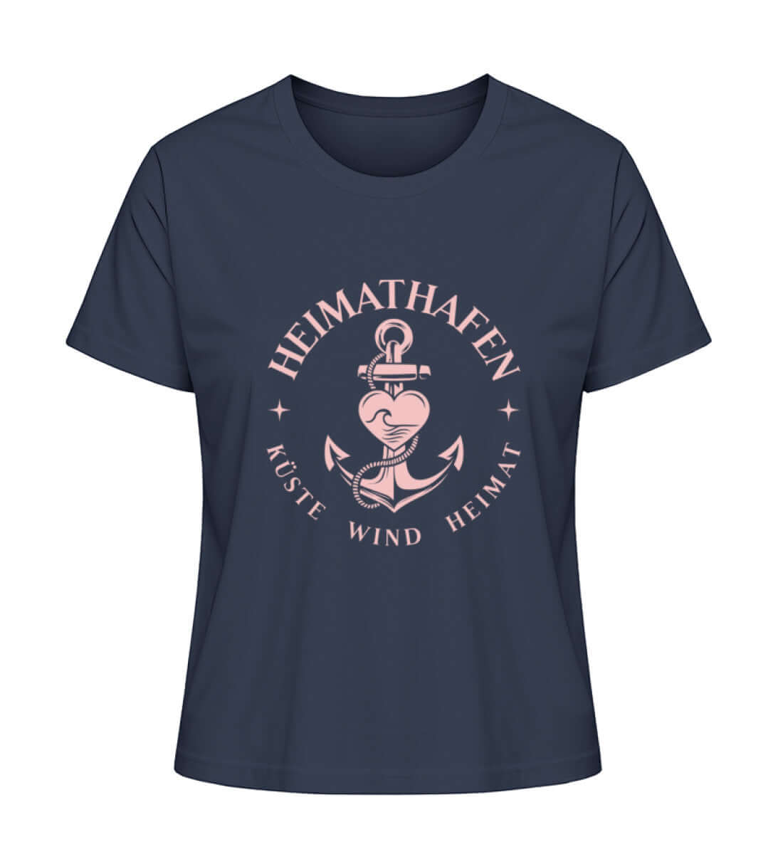 Maritime Mode Heimathafen Küste Heimat - Damen Premium Bio T-Shirt Farbe: French Navy