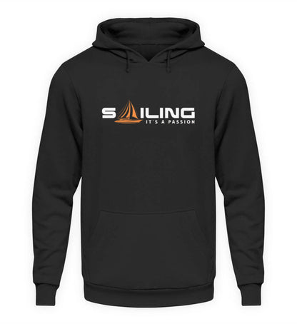 Maritime Mode Sailing Passion - Basic Unisex Hoodie Farbe: Deep Black