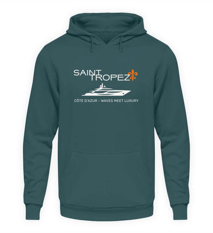 Maritime Mode Saint Tropez Luxury - Basic Unisex Hoodie Farbe: Airforce Blue