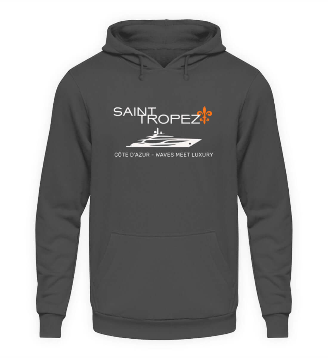 Maritime Mode Saint Tropez Luxury - Basic Unisex Hoodie Farbe: Steel Grey (Solid)