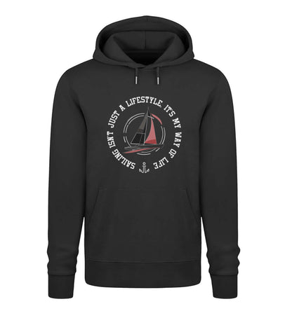 Maritime Mode Sailing Lifestyle - Way of Life - Bio Unisex Premium Hoodie Farbe: Black