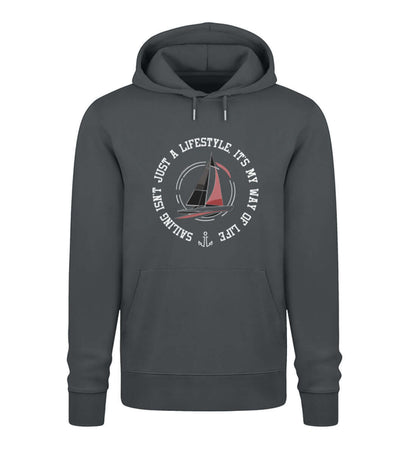 Maritime Mode Sailing Lifestyle - Way of Life - Bio Unisex Premium Hoodie Farbe: India Ink Grey