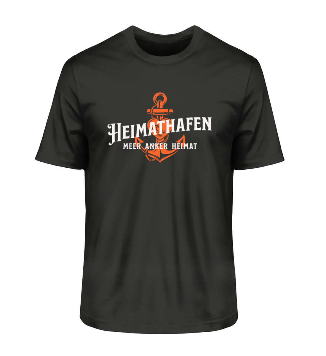 Maritime Mode Heimathafen 2.0 - Herren Bio Premium T-Shirt Farbe: Black