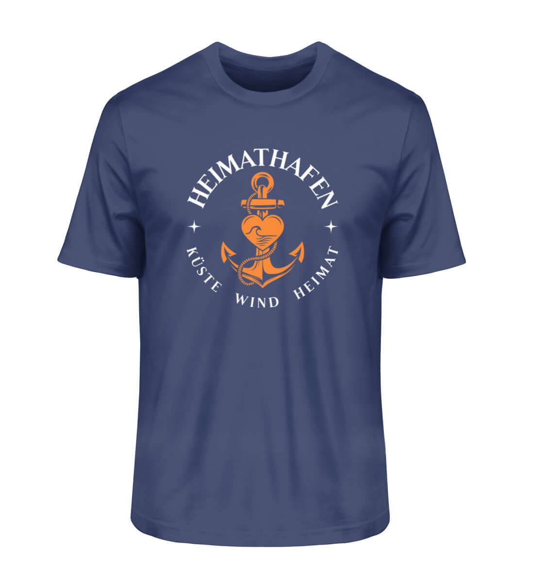 Maritime Mode Heimathafen - Herren Bio Premium T-Shirt Farbe: French Navy