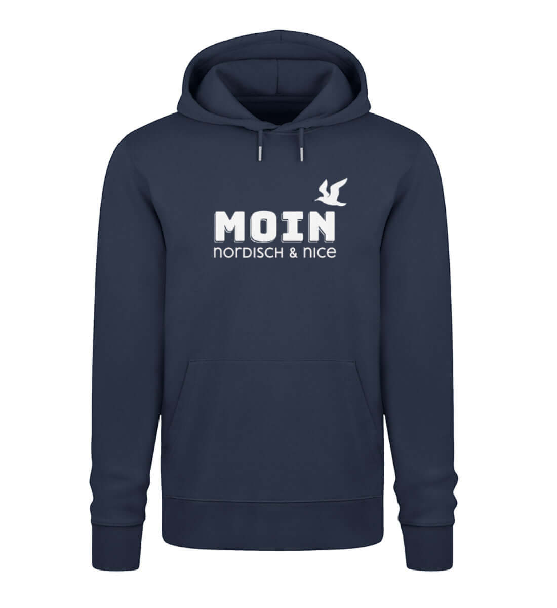 Maritime Mode Moin - nordisch & nice - Bio Unisex Premium Hoodie Farbe: French Navy