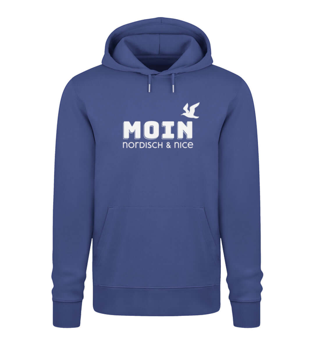 Maritime Mode Moin - nordisch & nice - Bio Unisex Premium Hoodie Farbe: Worker Blue