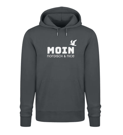 Maritime Mode Moin - nordisch & nice - Bio Unisex Premium Hoodie Farbe: India Ink Grey