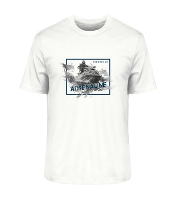 JET Ski - Herren Premium Bio T-Shirt maritimes Shirt Farbe: White nur für JET SKI Fanatiker