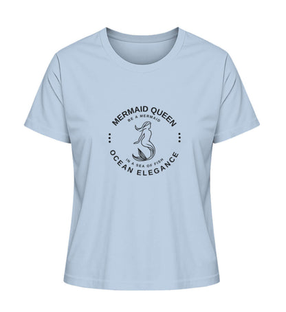 Mermaid Queen - modisches maritimes Damen T-Shirt Farbe: Blue Soul mit für echte Meerjungfrauen Fans