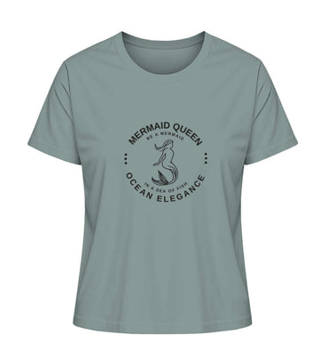 Mermaid Queen - modisches maritimes Damen T-Shirt Farbe: Green Bay mit für echte Meerjungfrauen Fans