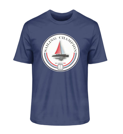 Sailing Champion - maritimes Herren Bio Premium T-Shirt blau