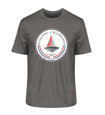 Sailing Champion - maritimes Herren Bio Premium T-Shirt anthrazit