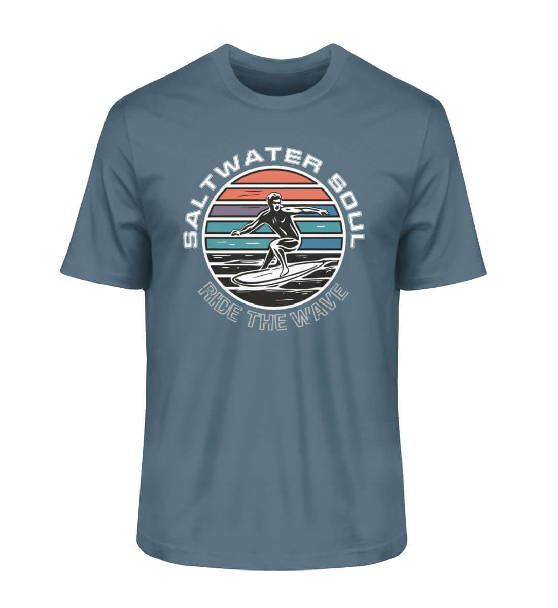  Surfer Saltwater Soul - Herren Premium maritimes Bio T-Shirt stargazer