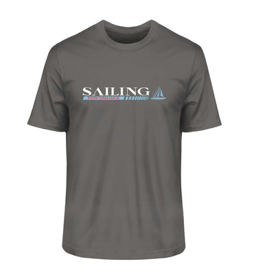 Sailing Performance 2.0 - maritimes Herren Bio Premium T-Shirt anthrazit