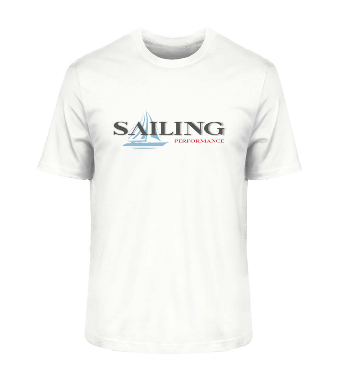 Sailing Performance 2.0 White - maritimes Herren Bio Premium T-Shirt weiss