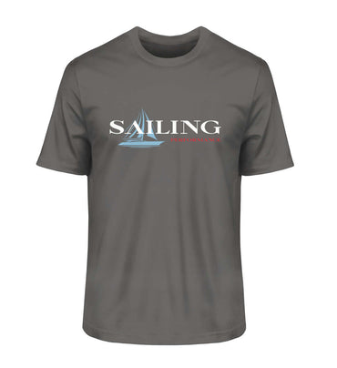 Sailing Performance - maritimes Herren Bio Premium T-Shirt anthrazit