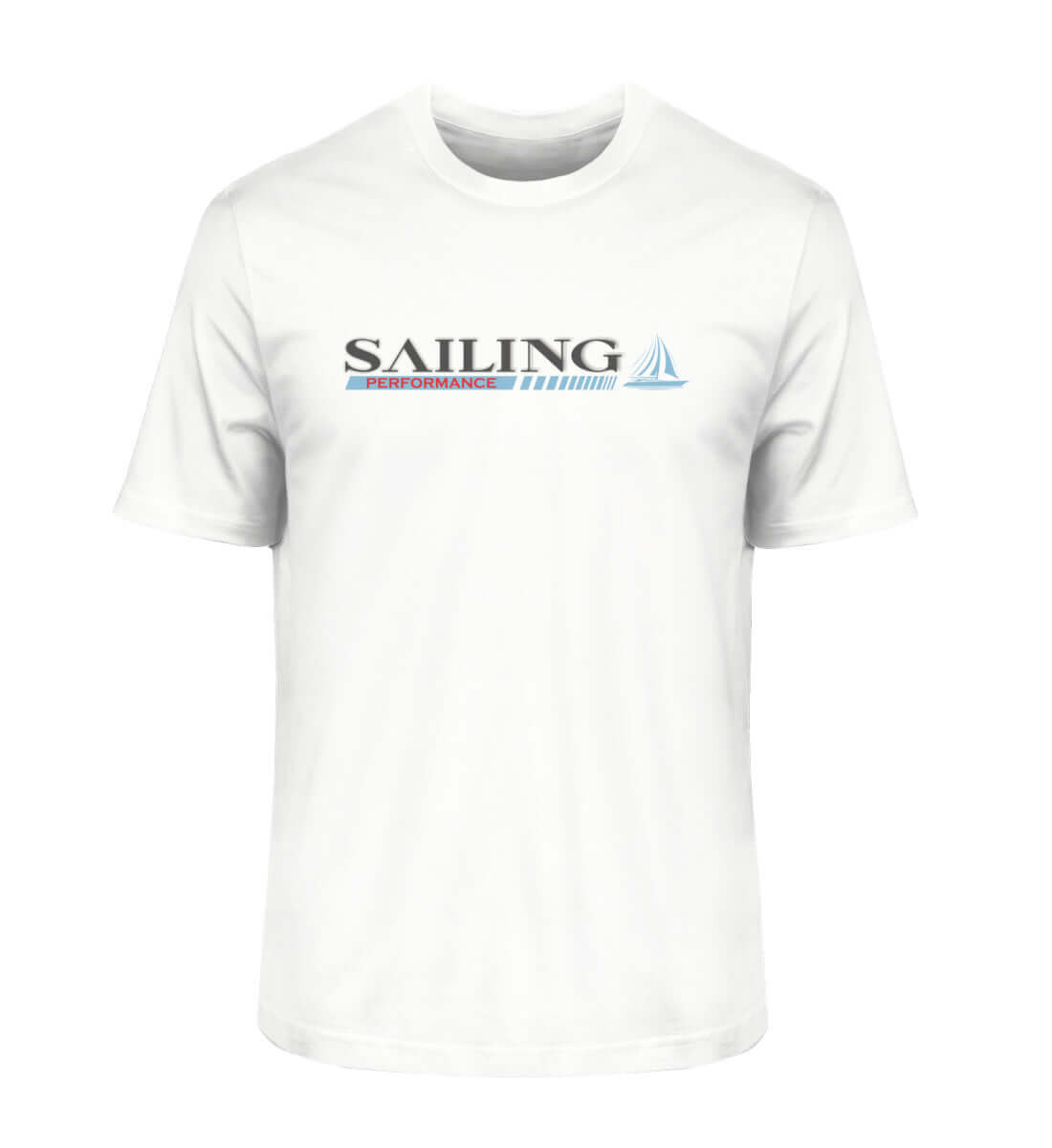 Sailing Performance White - maritimes Herren Bio Premium T-Shirt weiss