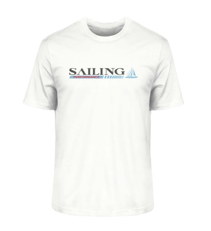 Sailing Performance White - maritimes Herren Bio Premium T-Shirt weiss